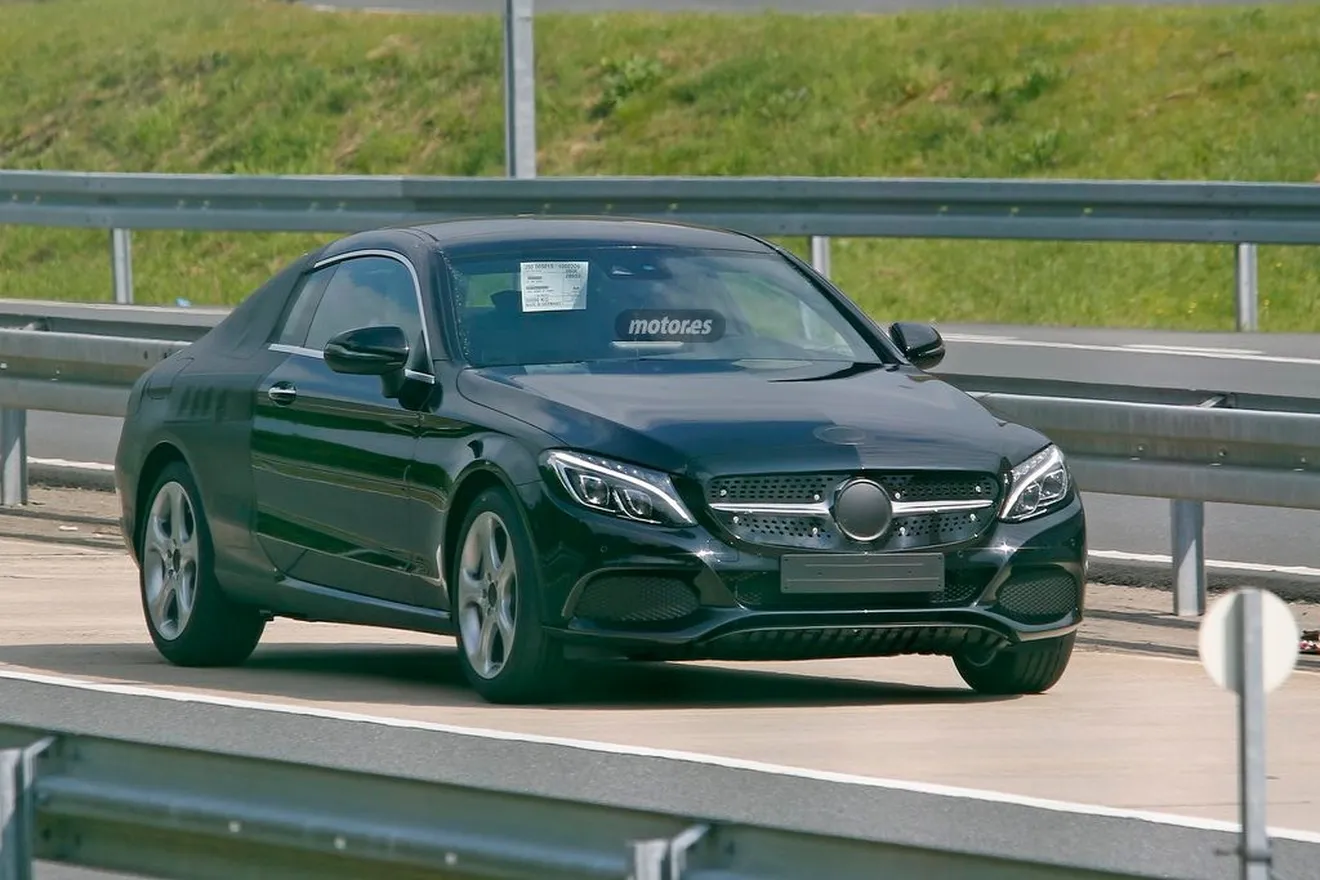 Mercedes Clase C Coupe 2016, en nuevas fotos espía