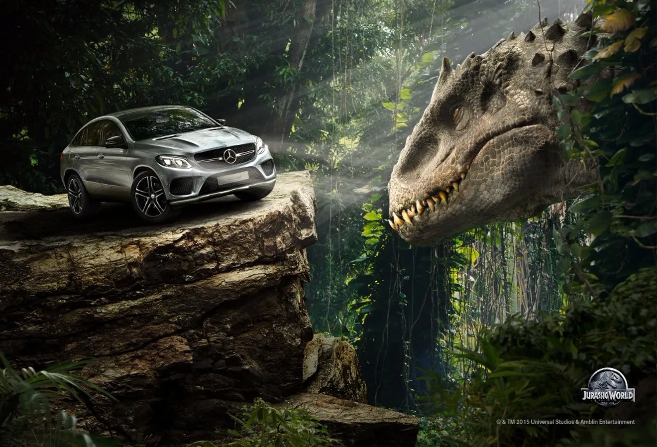 Echa un vistazo a los Mercedes que saldrán en Jurassic World