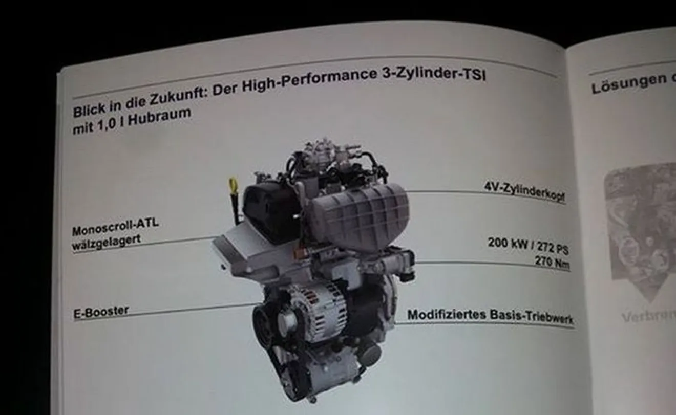 Volkswagen presenta un motor 1.0 TSI ¡con 272 CV!