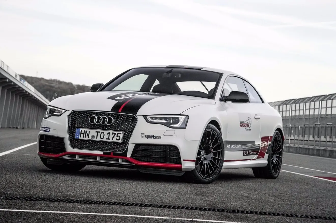 El Audi RS 5 TDI competition concept es él más rápido en Sachsenring