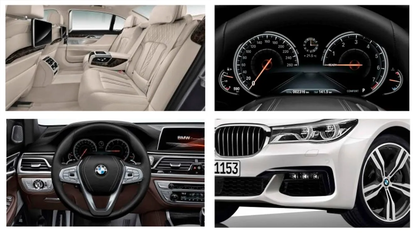 BMW Serie 7 detalles filtrados desde su configurador