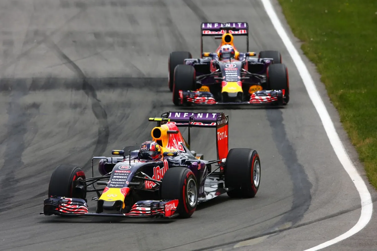 Kvyat y Ricciardo cambian motor y pierden 10 posiciones