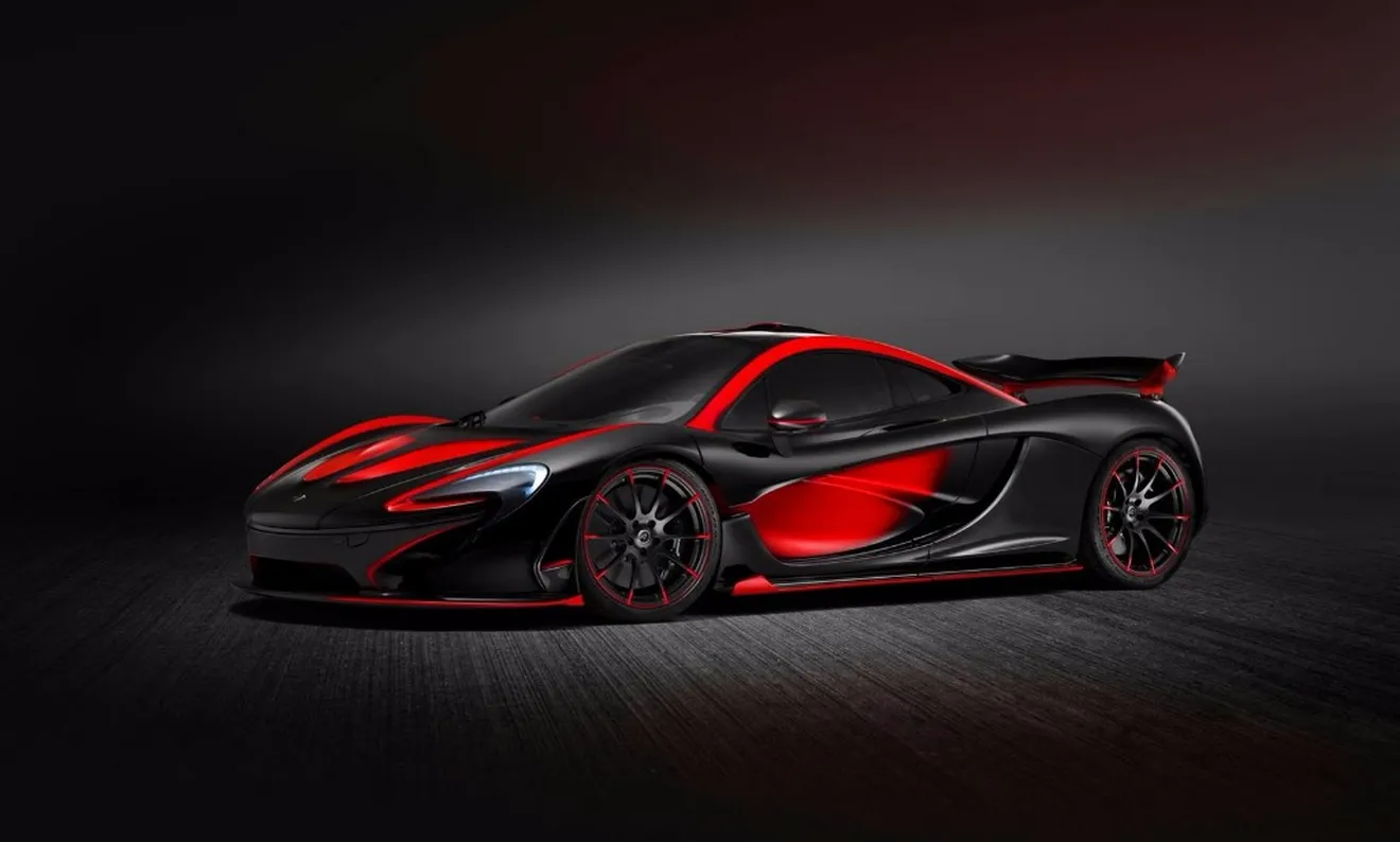 McLaren P1 por MSO, colores negro y rojo para el diablo sobre ruedas