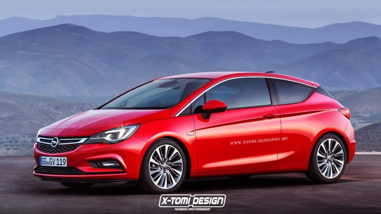 Nuevos Opel Astra GTC, Astra Sedan y Astra Sports Tourer: adelantando su diseño