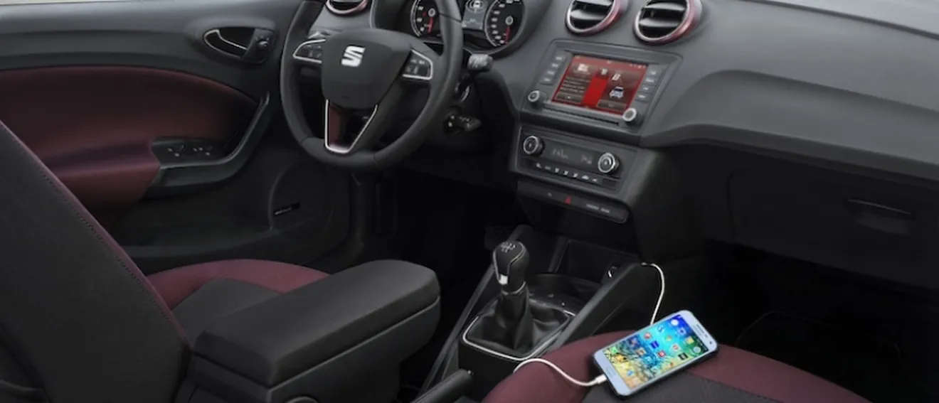 Seat Ibiza 2015: sistema Full Link con compatibilidad Android Auto y Apple CarPlay