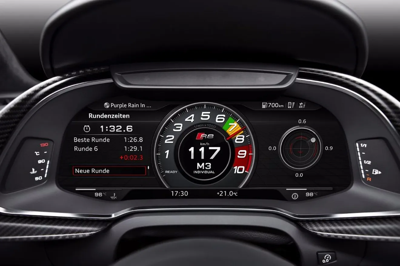 El Nuevo Audi R8 y su instrumentación digital Virtual cockpit
