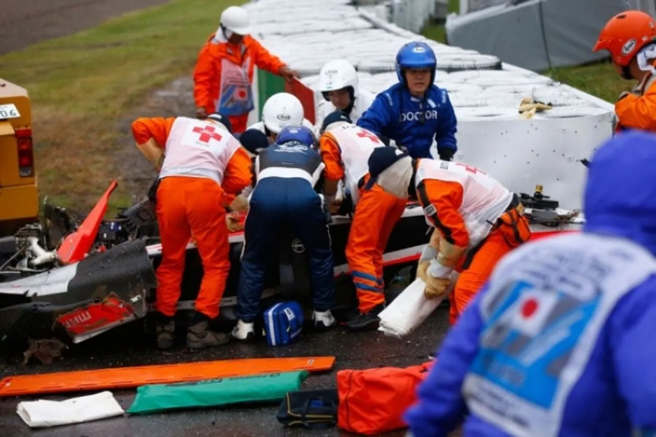 Nuevos datos sobre el accidente de Bianchi: la grúa aplastó su cabeza