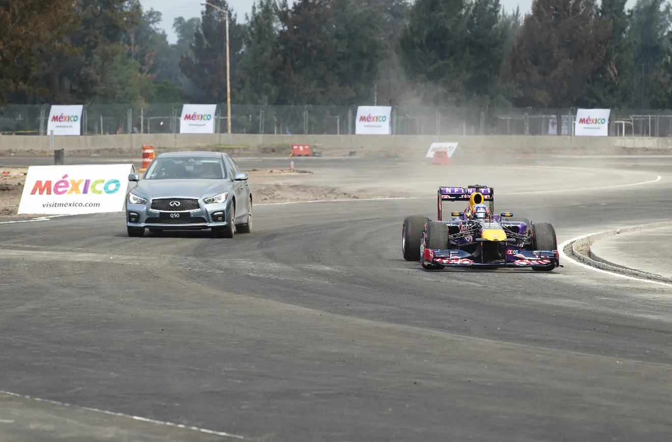 Ricciardo y Sainz “estrenan” el circuito Hermanos Rodríguez de México