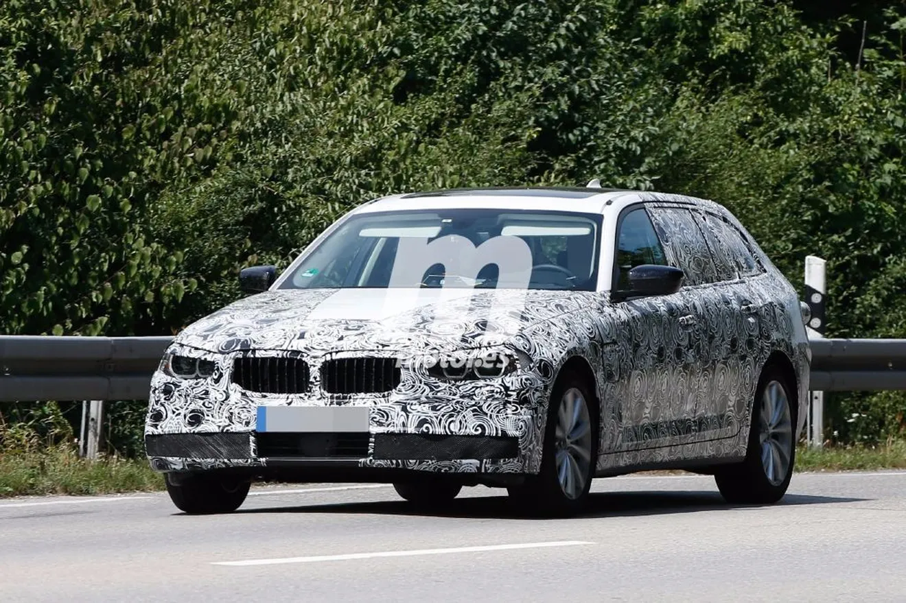 BMW Serie 5 Touring 2017, el futuro híbrido enchufable familiar sigue sus pruebas