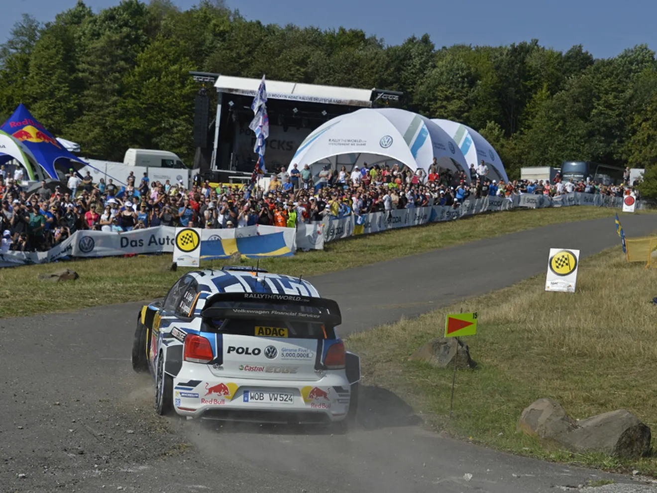 Triplete de Volkswagen y victoria de Ogier en el Rally de Alemania