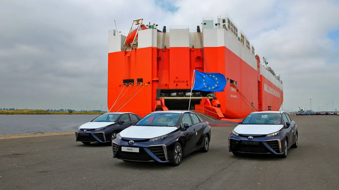 Los primeros Toyota Mirai llegan a Europa
