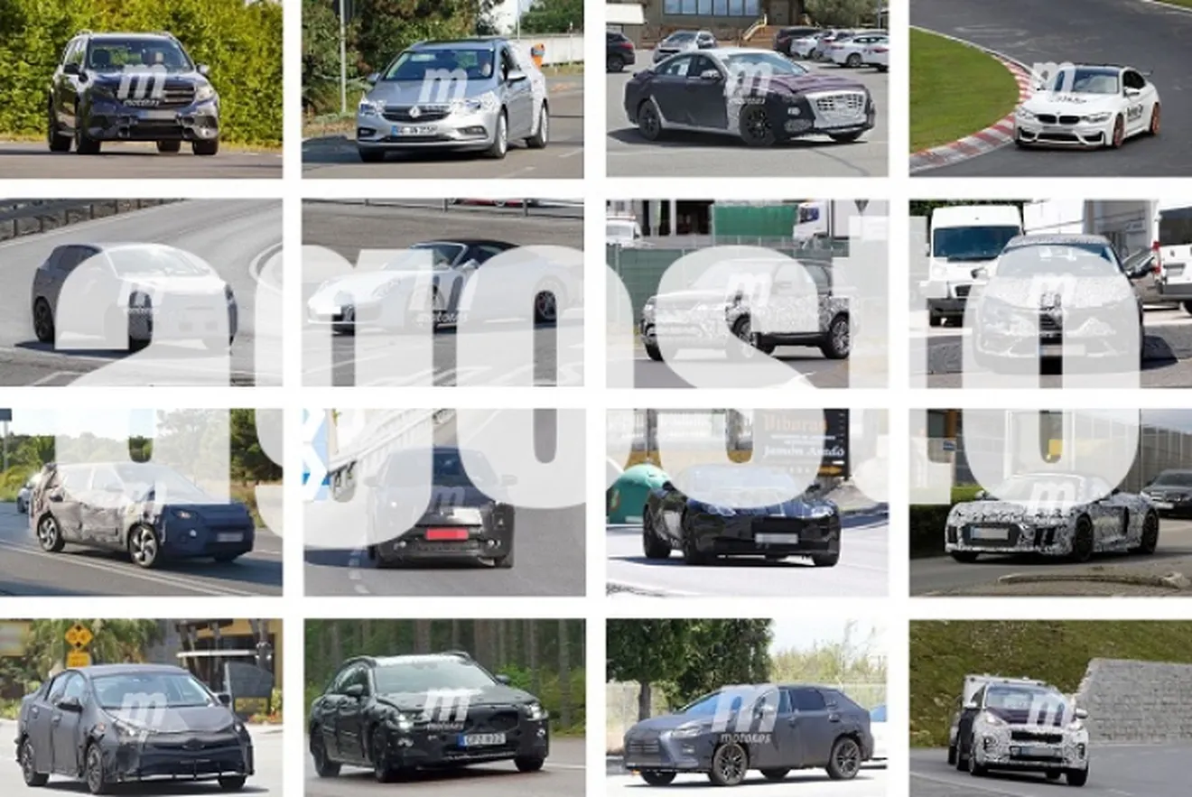 Toyota Prius 2016, Opel Astra 2017, Mercedes-AMG GLS 63, Volvo S90: fotos espía Agosto 2015