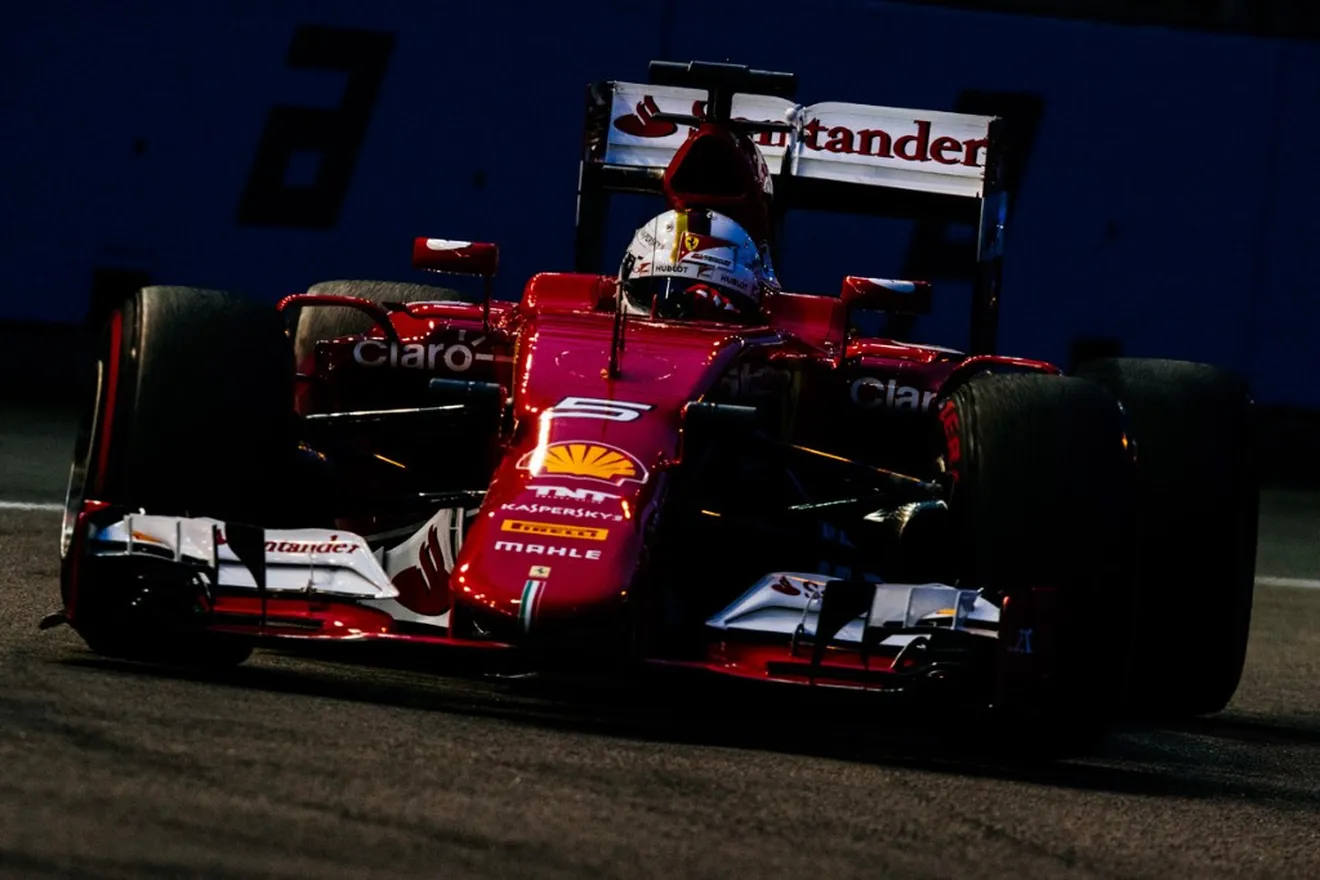 Vettel rompe el dominio de poles de Mercedes