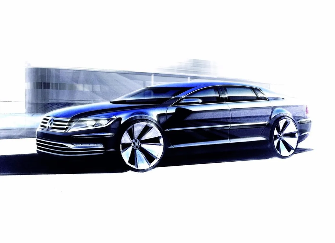 La próxima generación del Volkswagen Phaeton tendrá una versión eléctrica