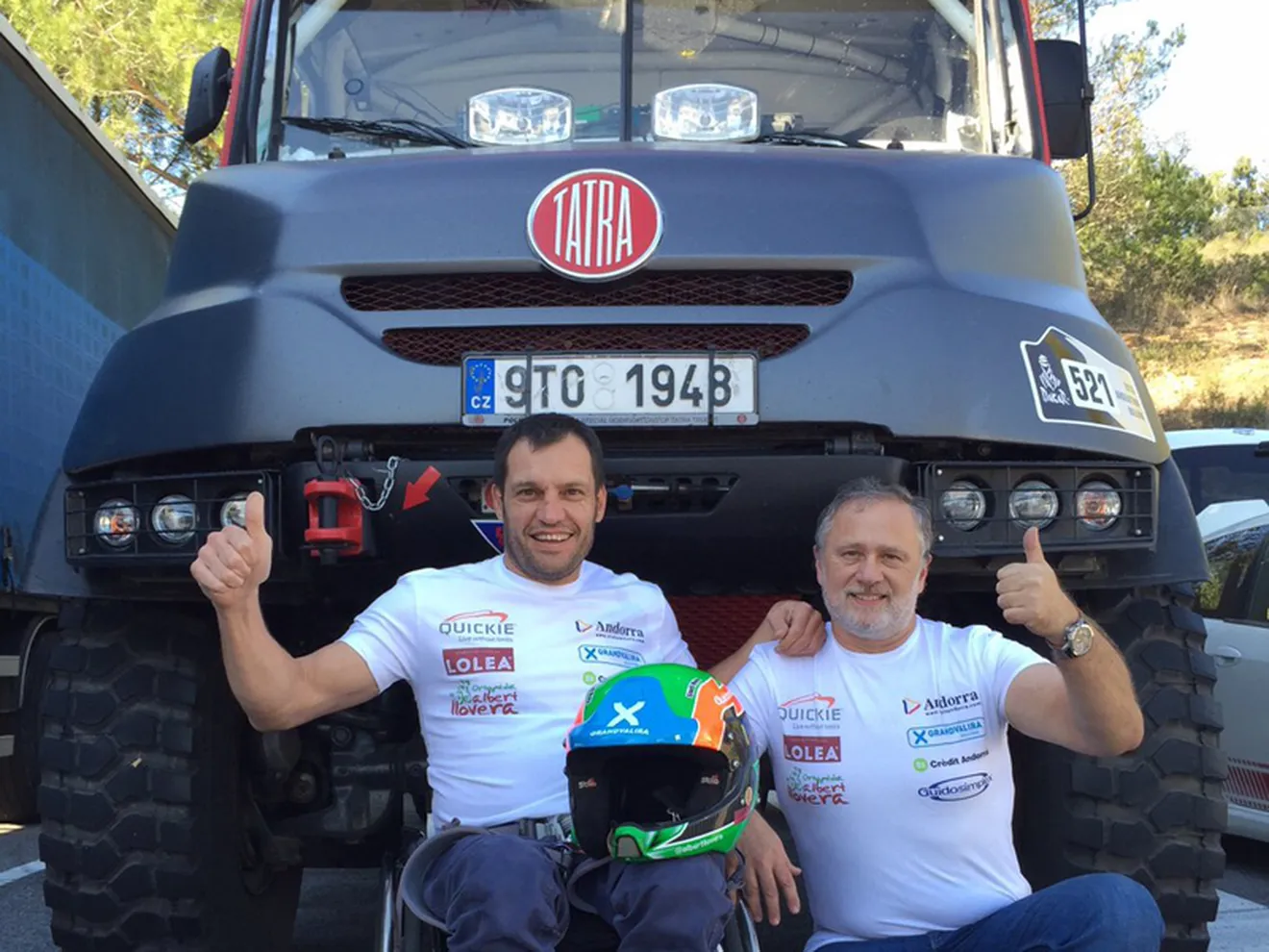 Albert Llovera disputará el Dakar 2016... ¡En camión!