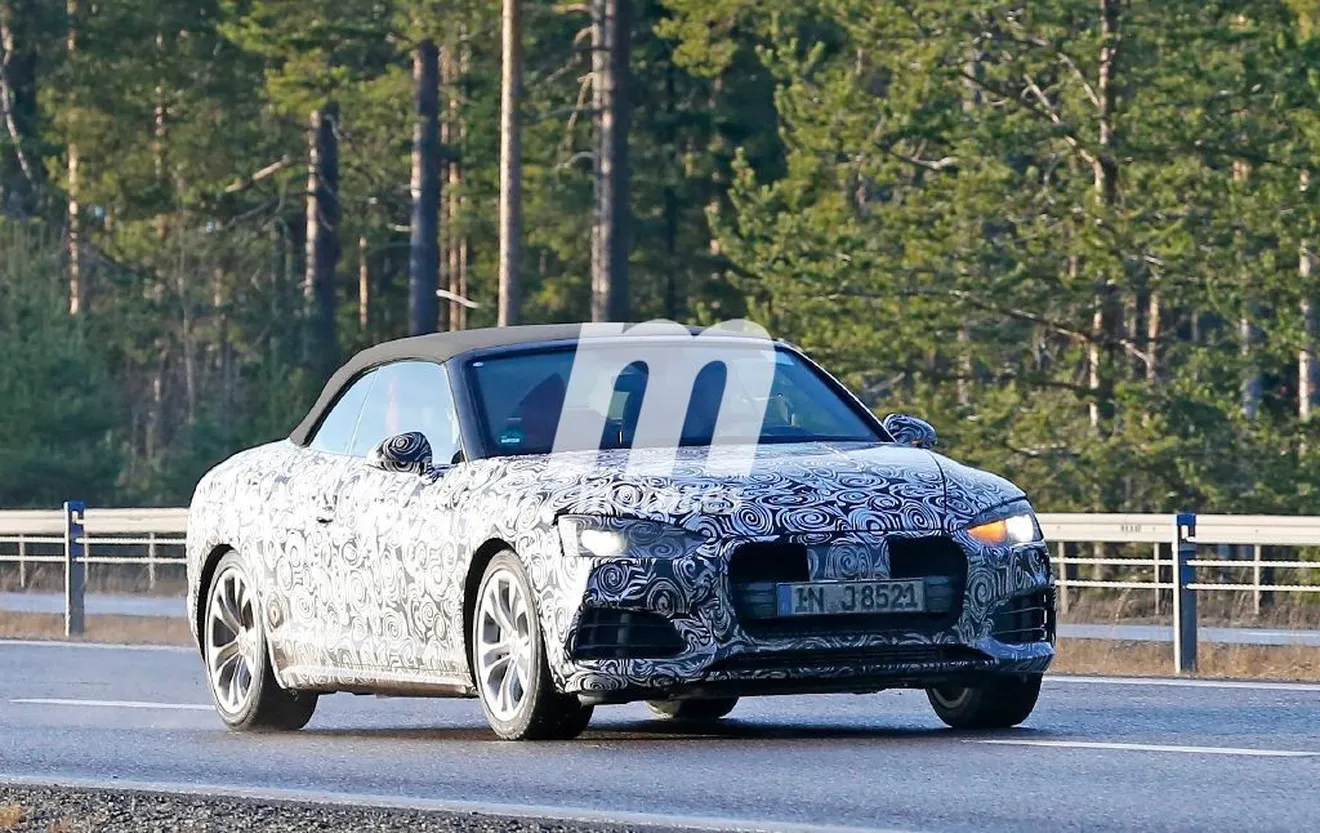 El Audi A5 Cabrio 2017 inicia su etapa de desarrollo en carretera