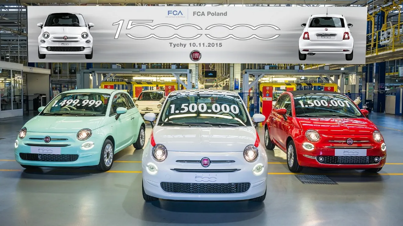 Fiat 500, todo un éxito de ventas: más de un millón y medio de unidades fabricadas