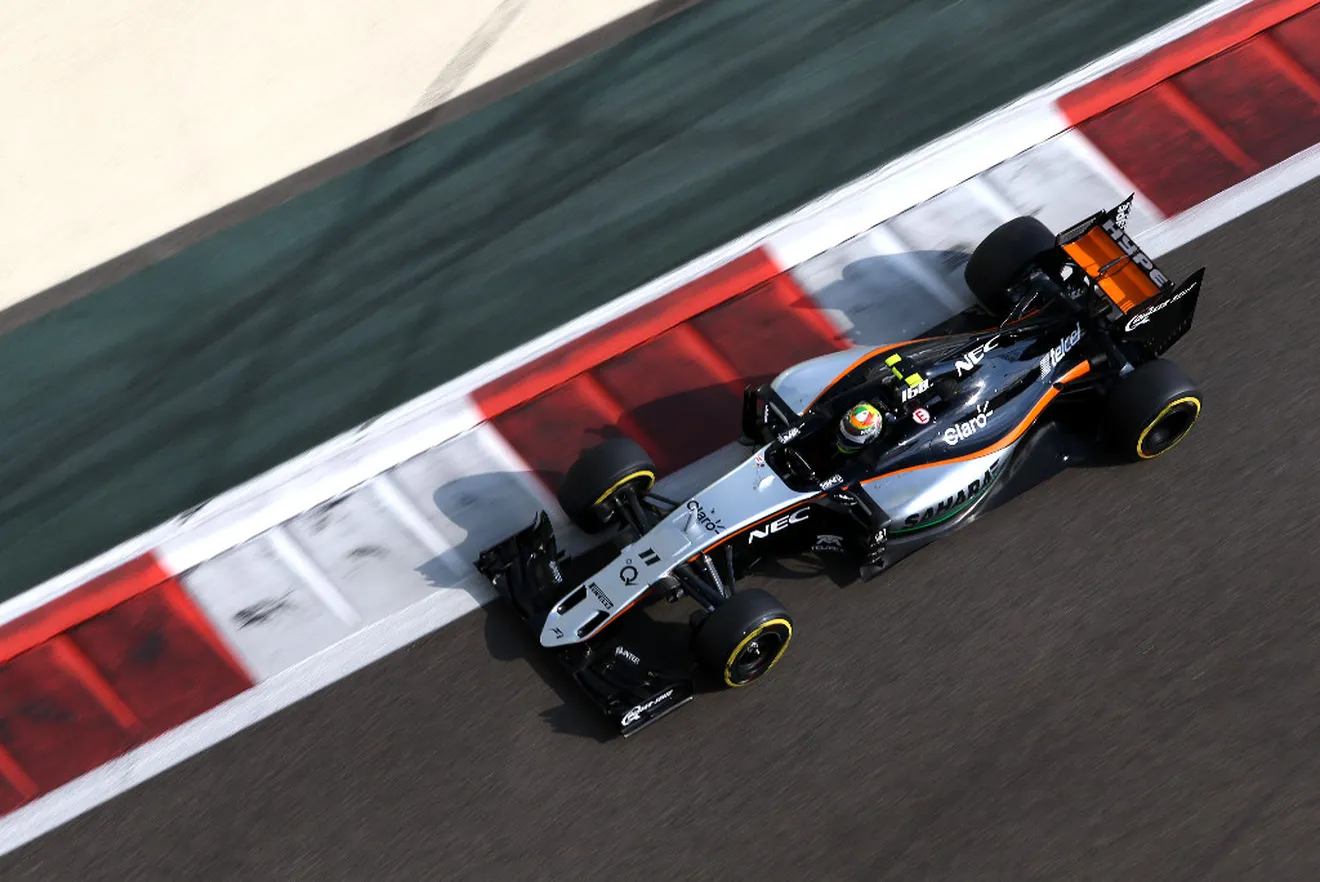 Sergio Pérez y Force India confían en cerrar 2015 con un gran resultado en Abu Dhabi