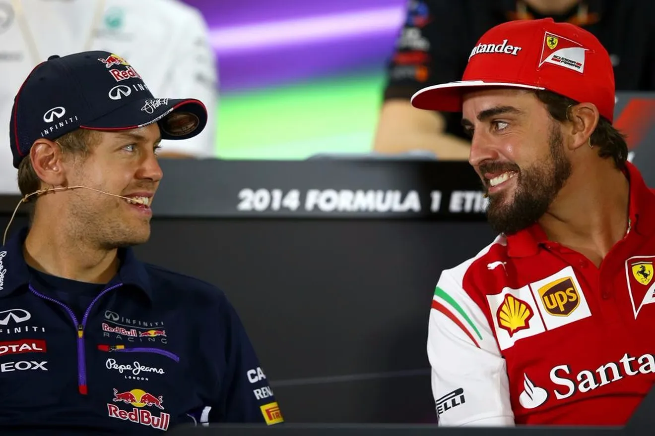 ¿Ha mejorado Vettel el primer año de Alonso en Ferrari?