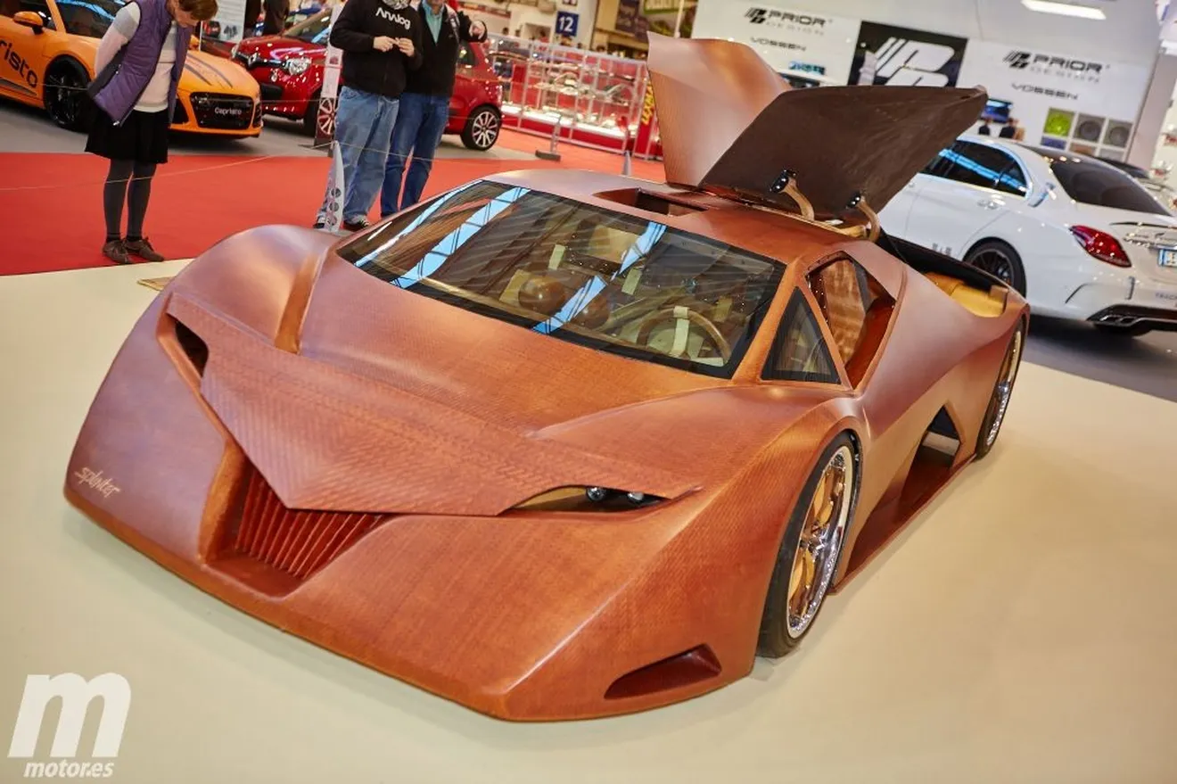 Splinter, un superdeportivo fabricado en madera en el Essen Motor Show