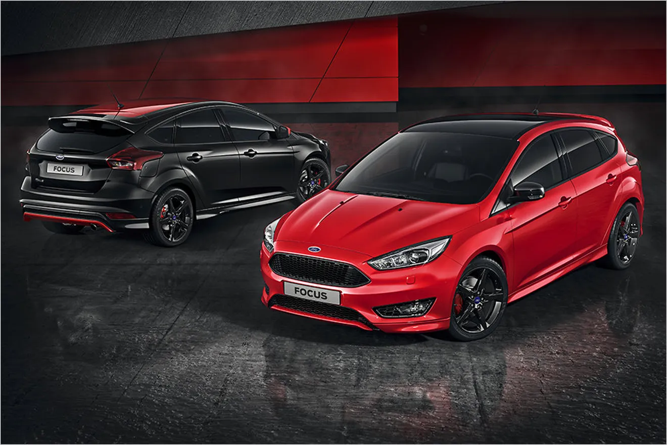 Ford Focus Red Edition y Black Edition, deportividad atrevida en rojo y negro