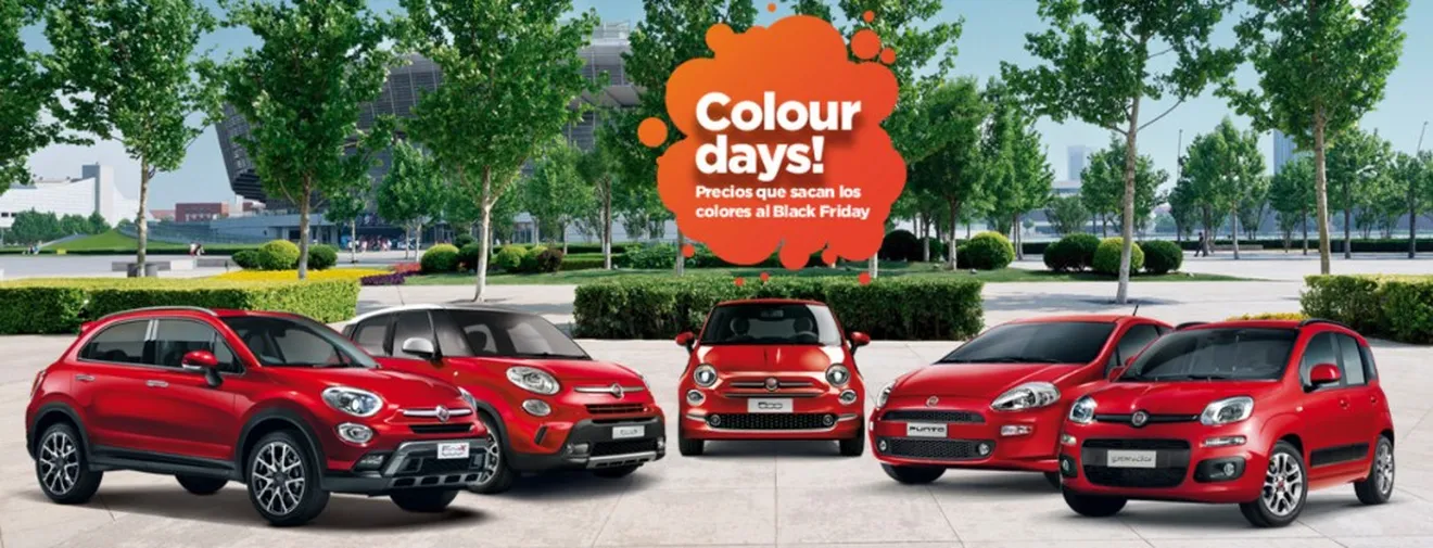 "Colour Days": descuentos en Fiat, Alfa Romeo y Jeep para acabar el 2015