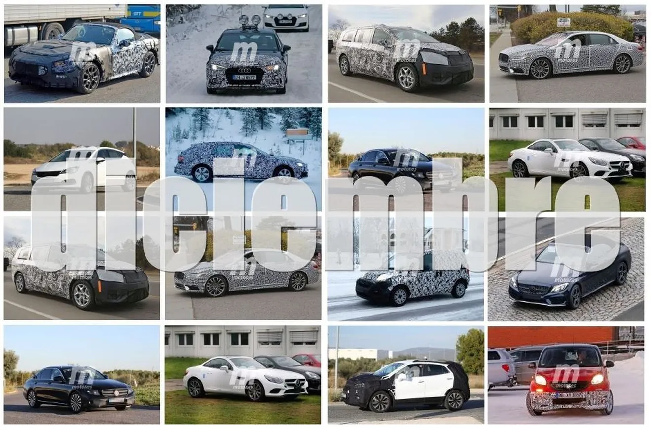 Abarth 124 Spider, Hyundai Ioniq, Fiat Tipo hatchback, Mercedes Clase E Coupe 2017: fotos espía Diciembre 2015