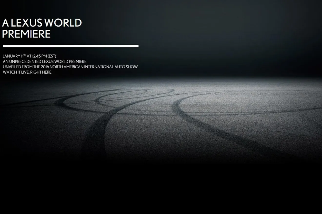 Lexus mostrará el LC 500 en Detroit 2016