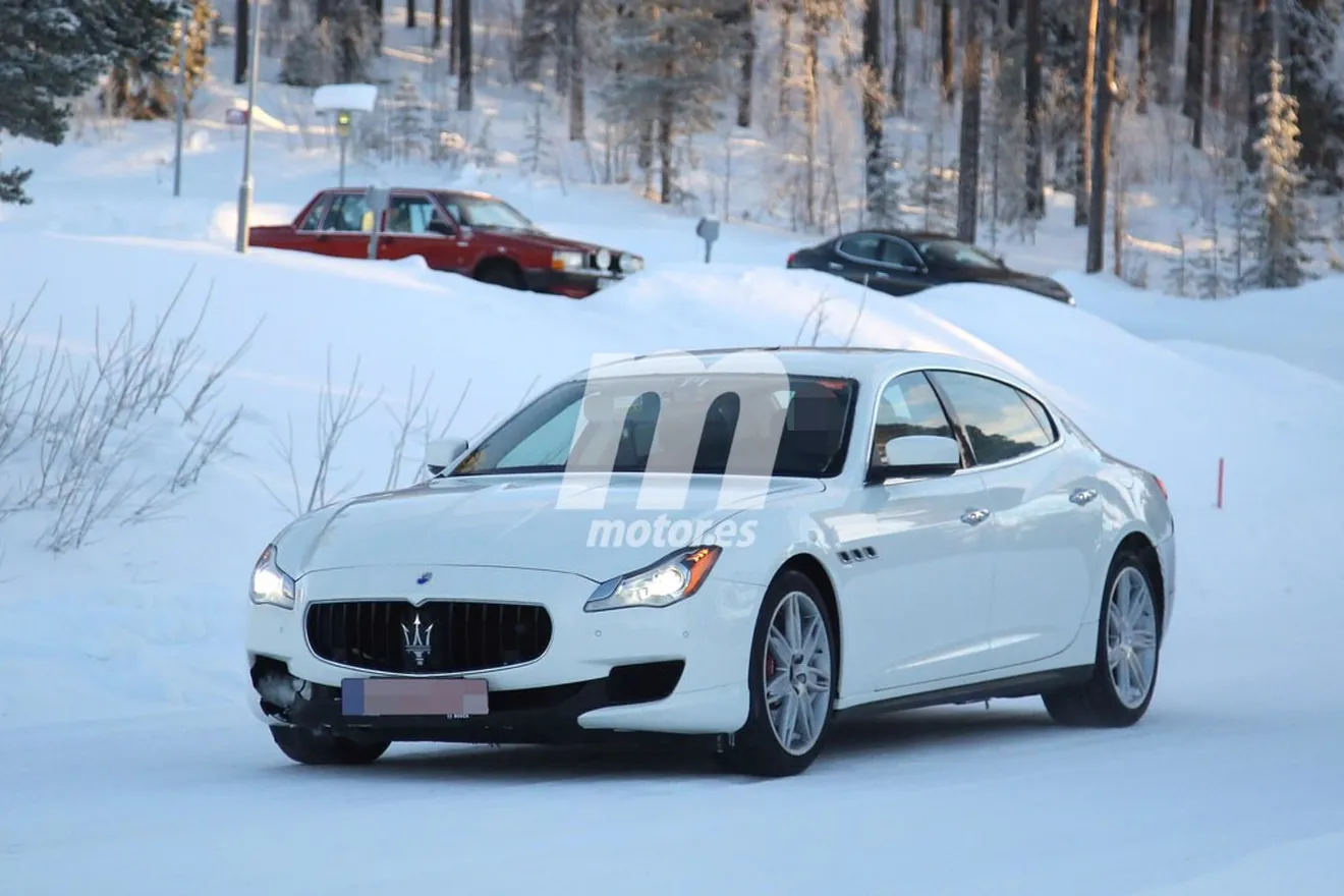Maserati Quattroporte, cazado su facelift 