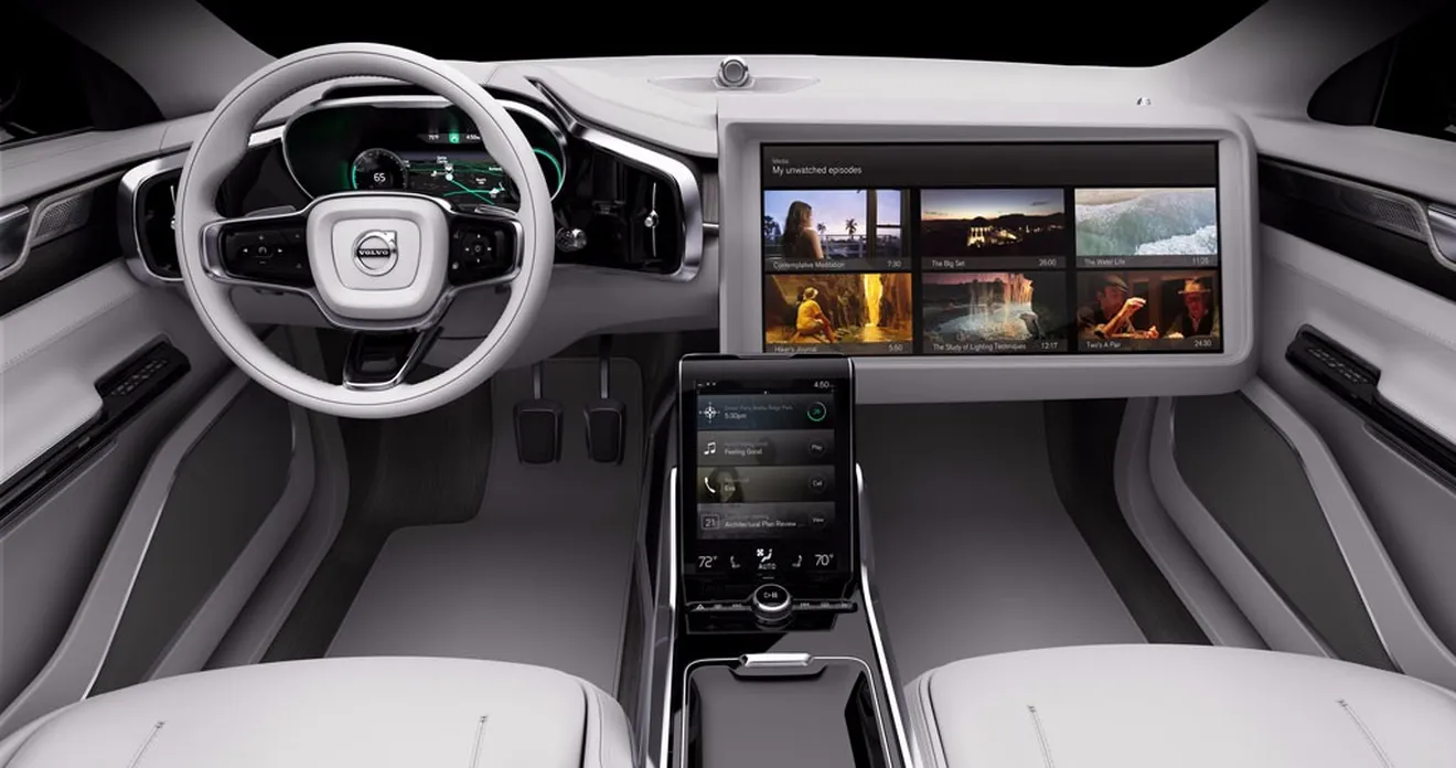 Volvo nos muestra como será la conducción autónoma del futuro