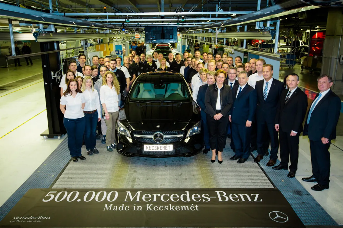 500.000 Mercedes fabricados en Hungría en cuatro años