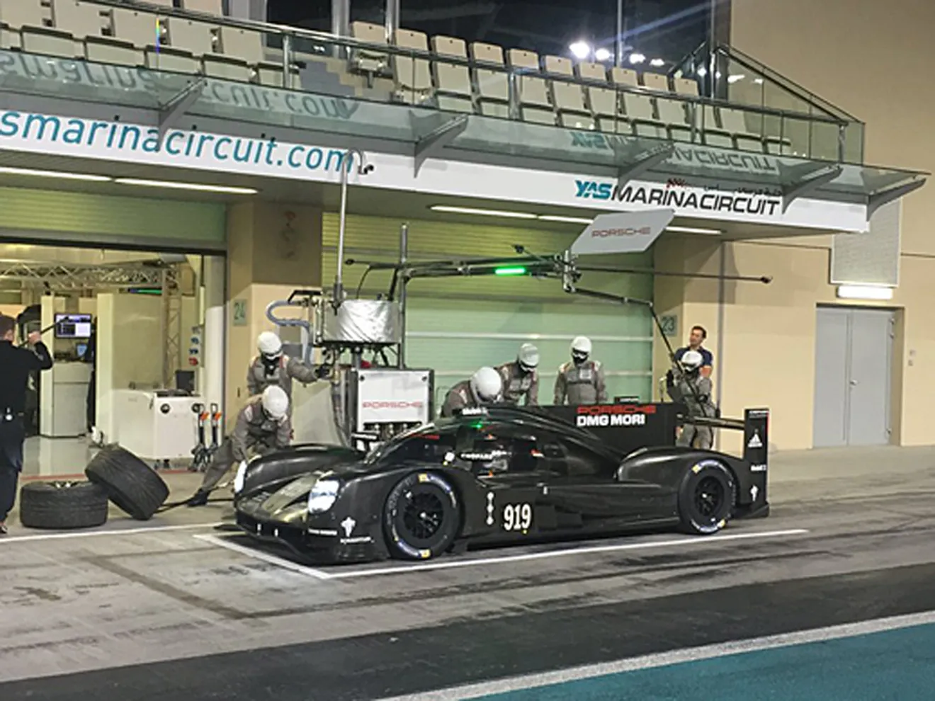 Accidente del Porsche 919 Hybrid en el test de Abu Dhabi
