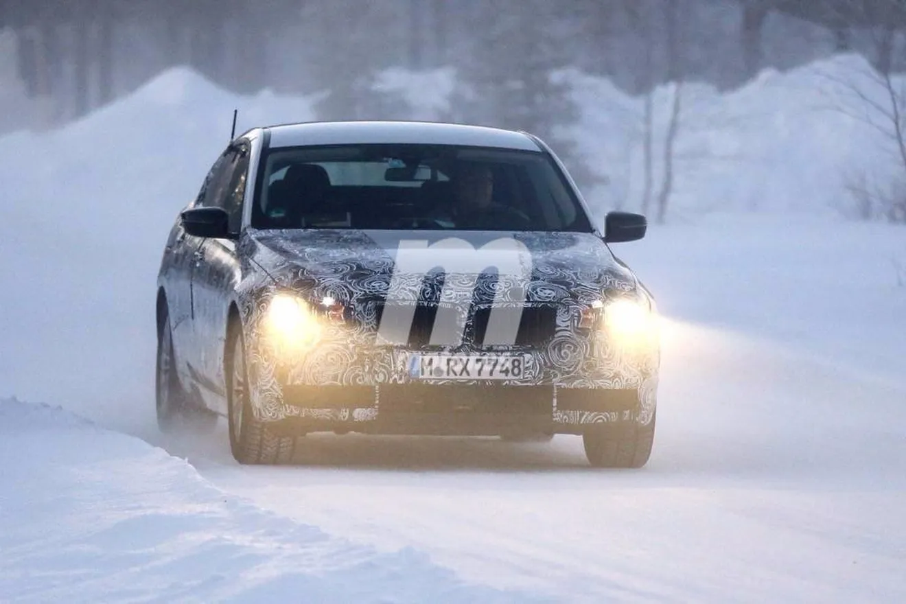 El BMW Serie 5 GT sigue poniéndose a punto en el frío y la nieve