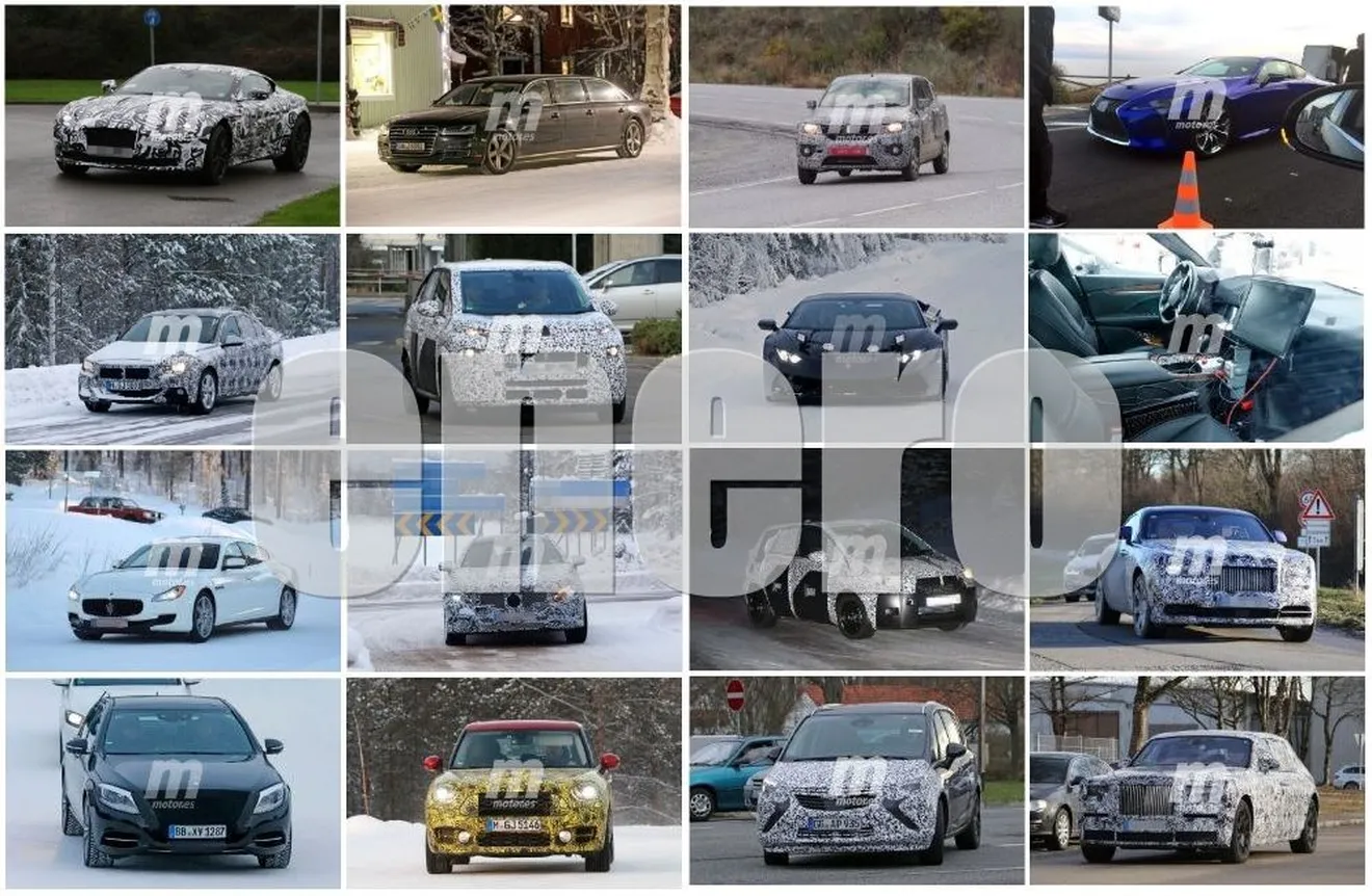 Aston Martin DB11, Lexus LC, Porsche Panamera, Mercedes GLT: fotos espía Enero 2016