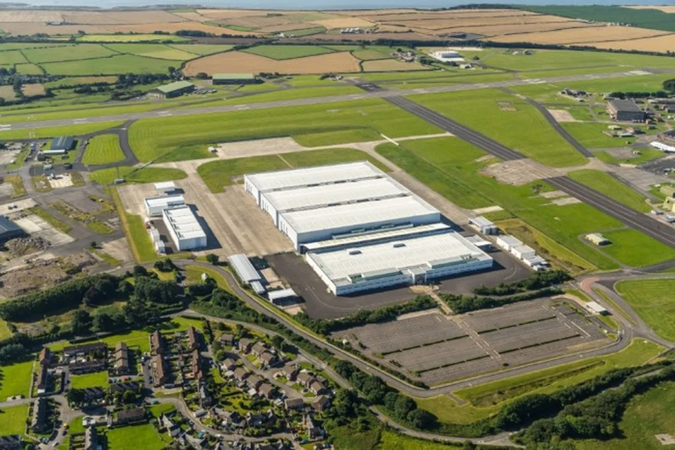 Fábrica de Aston Martin en St Athan (Gales)