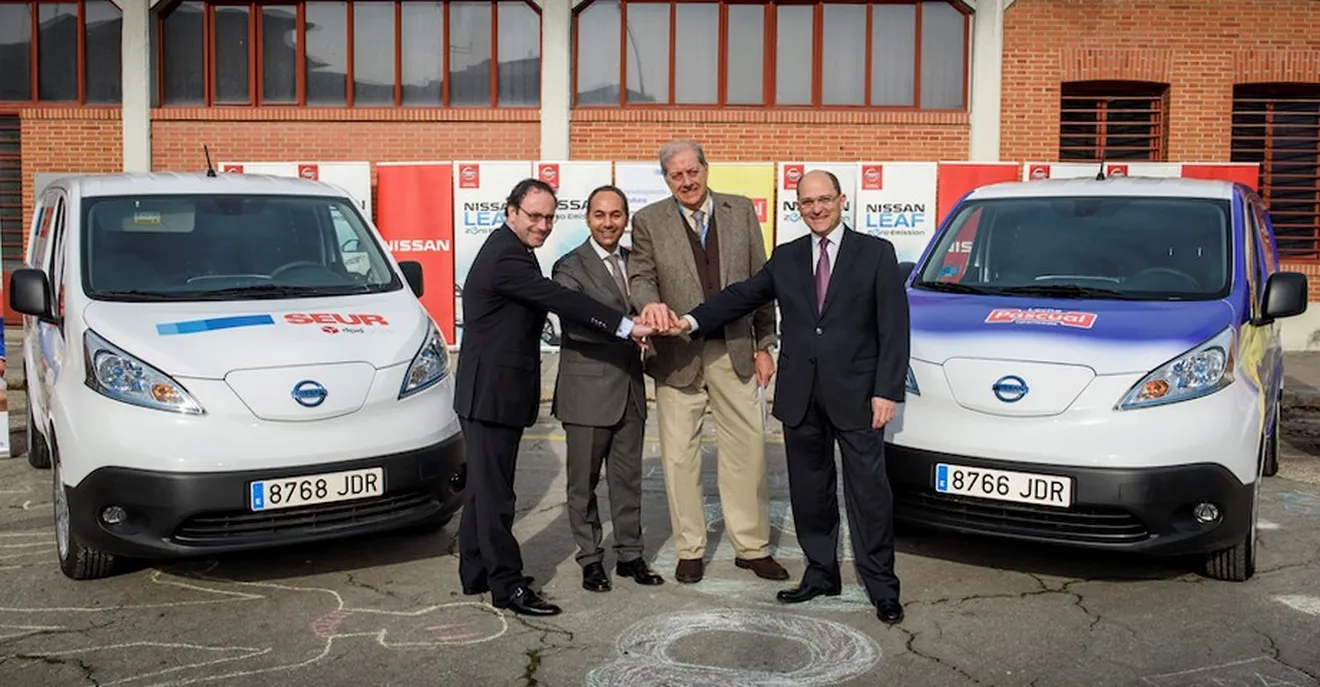 Pascual, Nissan y SEUR apoyan el reparto de mercancías con vehículos eléctricos