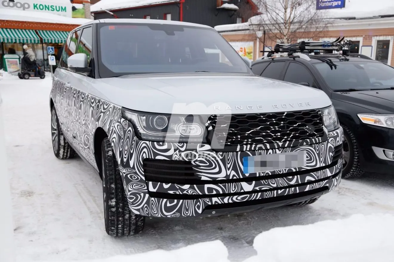 El facelift del Range Rover 2017 sigue poniéndose a punto en la nieve