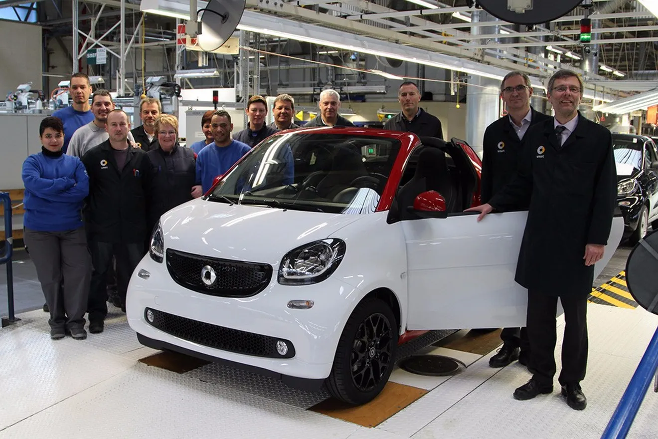 Se inicia la producción del smart ForTwo Cabrio 2016
