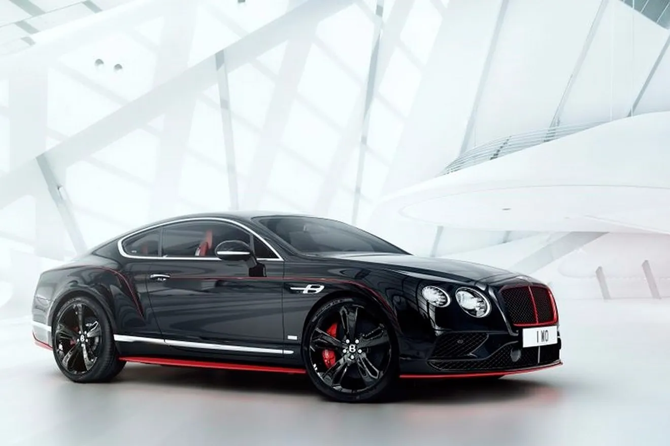 Bentley Continental GT Black Speed, negro y rojo son sinónimo de deportividad