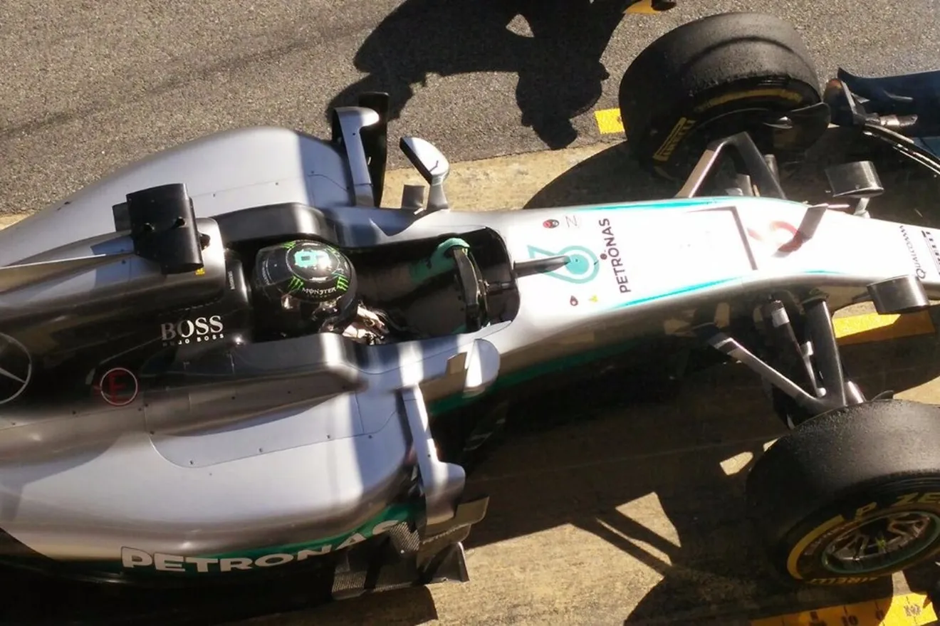 Crónica día 5 test Montmeló: Rosberg muestra el potencial de Mercedes