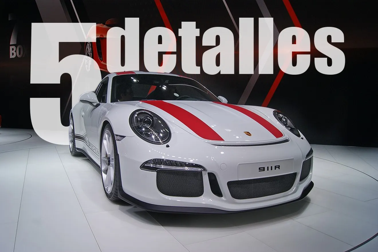 Porsche 911 R, en cinco detalles