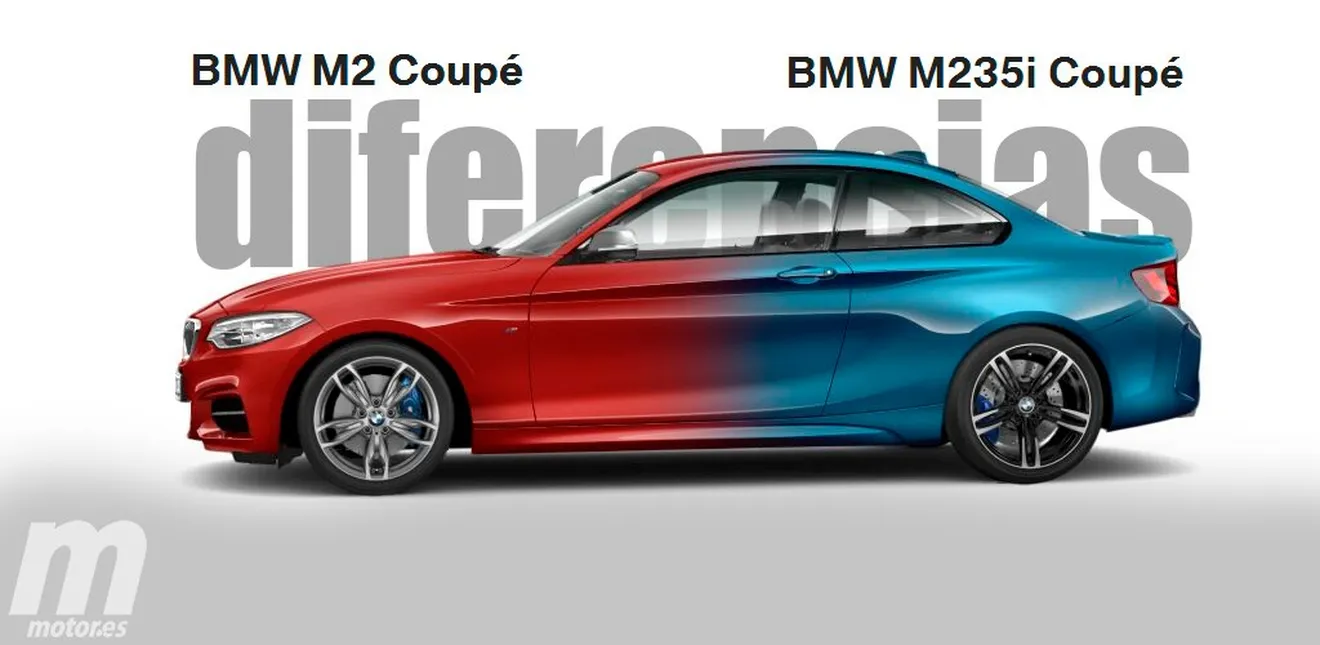¿Cuales son las diferencias entre el BMW M2 y M235i?