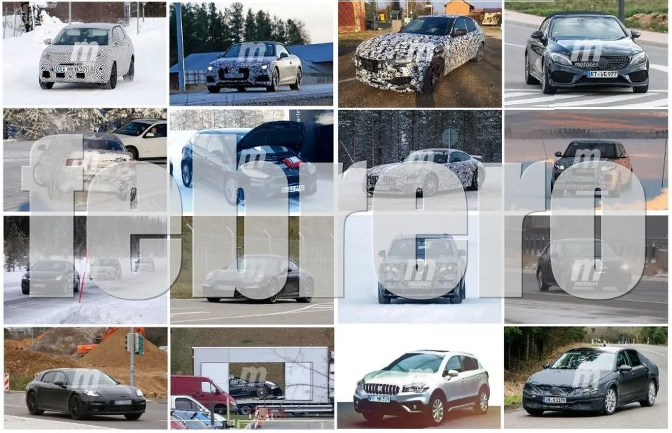 Maserati Levante, Audi TT RS, Mercedes-AMG E63, Fiat Tipo compacto: fotos espía Febrero 2016