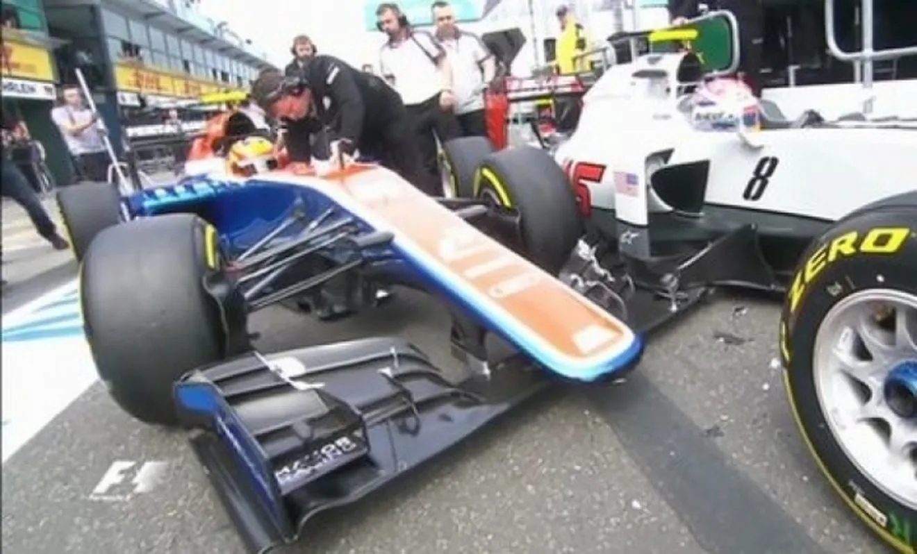 Haryanto, penalizado por su choque en el pit lane con Grosjean