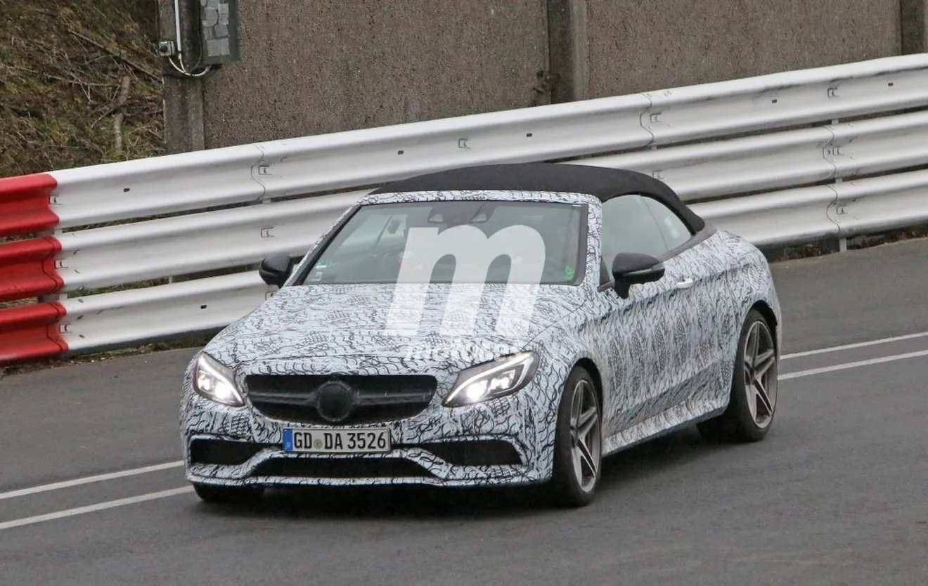 Un último vistazo ‘furtivo’ al Mercedes-AMG C63 Cabrio antes de su debut
