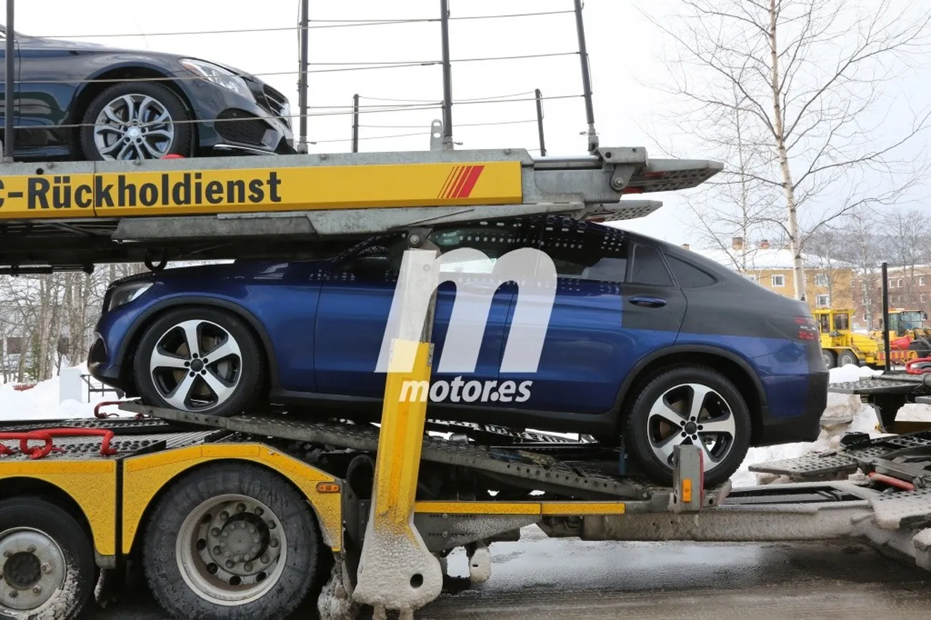 Nuevas imágenes del Mercedes GLC Coupe en fotos espía