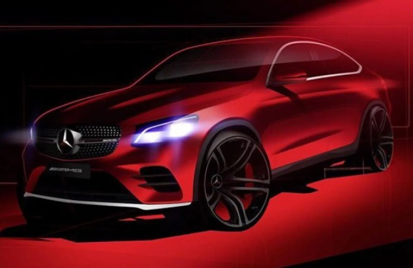 El Mercedes GLC Coupé se deja ver en su primer teaser oficial