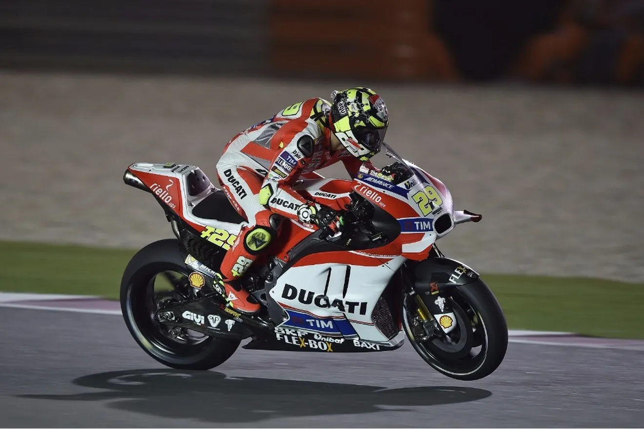 Andrea Iannone, el más rápido de los entrenamientos libres del GP de Qatar
