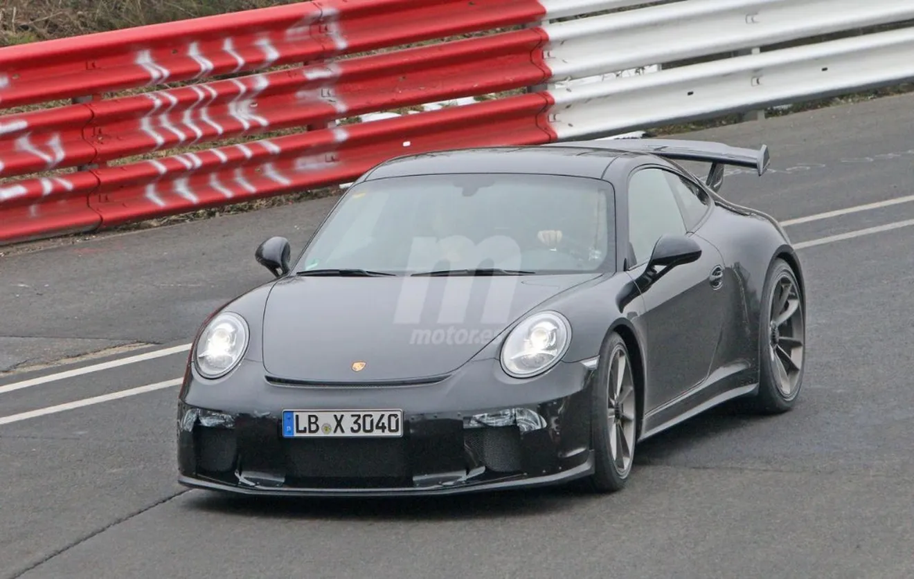 Porsche 911 GT3 2017, en Nürburgring: nuevas fotos espía de su 'restyling'