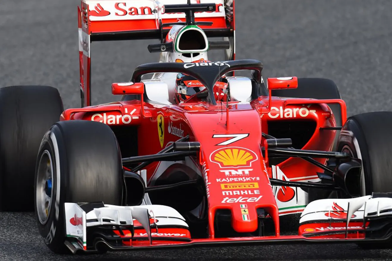 Räikkönen vive uno de sus mejores días de test